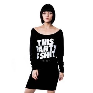 This Party is Shit sweater dress